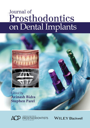 JOURNAL OF PROSTHODONTICS ON DENTAL IMPLANTS - Bidra / Parel