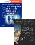 PACK GRAY GUIA FOTOGRAFICA DE DISECCION DEL CUERPO HUMANO + NETTER ATLAS DE ANATOMIA 